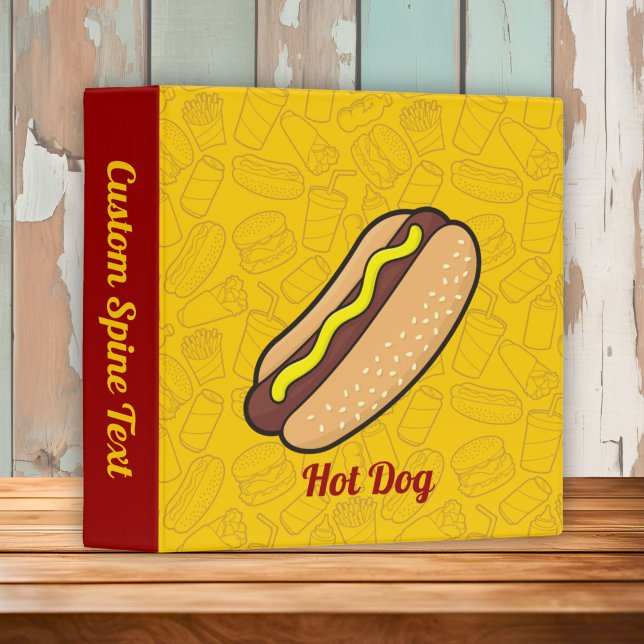 Hotdog 3 Ring Binder (Creator Uploaded)