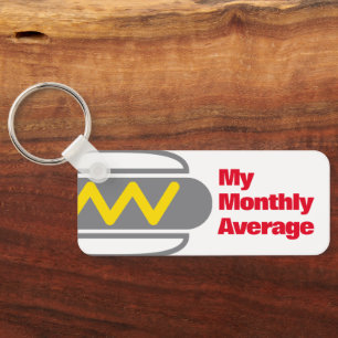 Hotdog addicted certificate tag keychain
