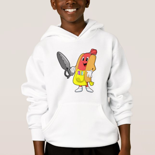 Hotdog as Hairdresser with Scissors (Front)