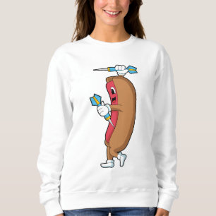 Hotdog at Darts with Dart.PNG Sweatshirt