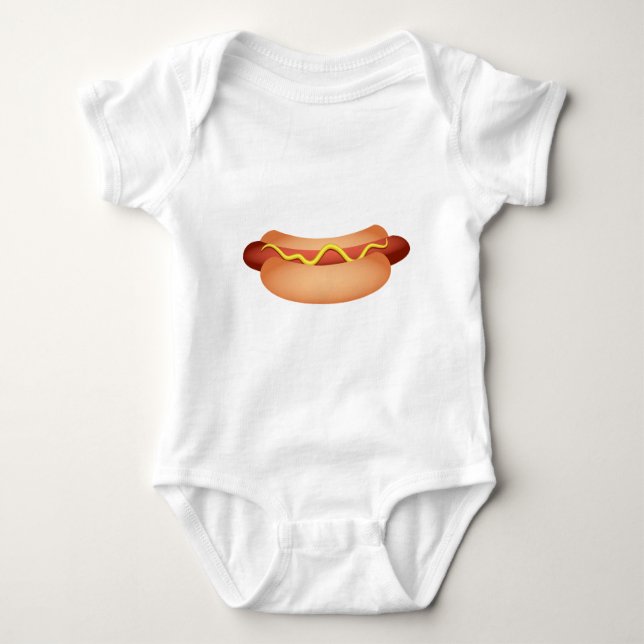 Hotdog Baby Bodysuit (Front)