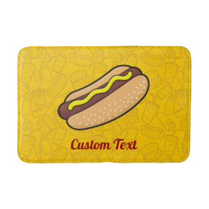 Hotdog Bathroom Mat