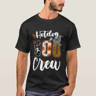 Hotdog Boo Crew Halloween Match Fast Food T-Shirt