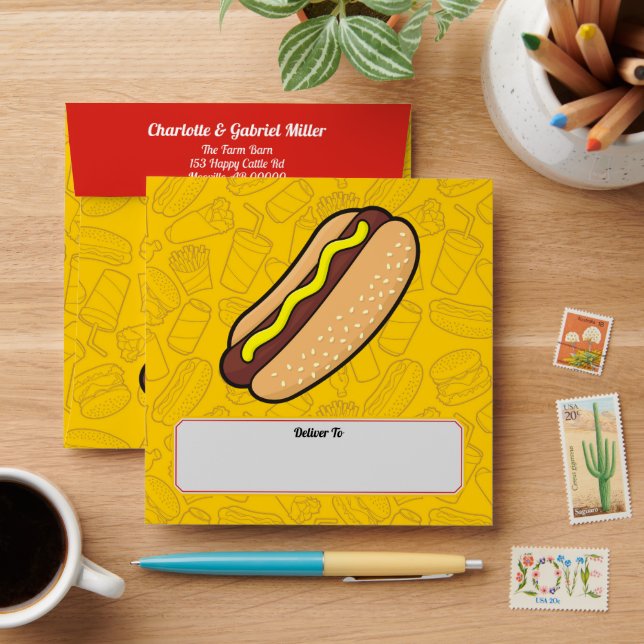 Hotdog Envelope (Desk)