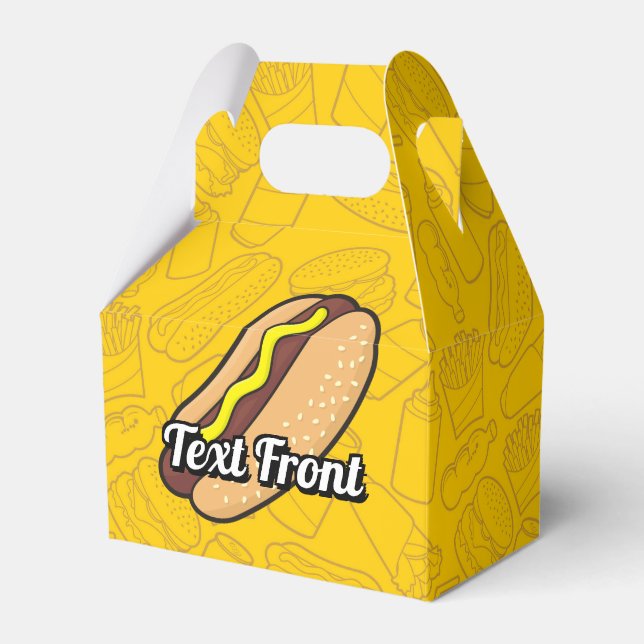 Hotdog Favor Box (Front Side)