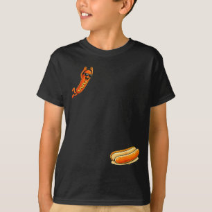 Hotdog high dive funny diving hot dog Hotdog high T-Shirt