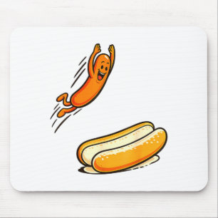 Hotdog high dive  mouse pad