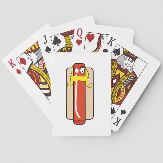 Hotdog Hulk Hogan Playing Cards (Back)