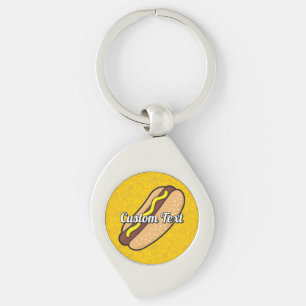 Hotdog Keychain