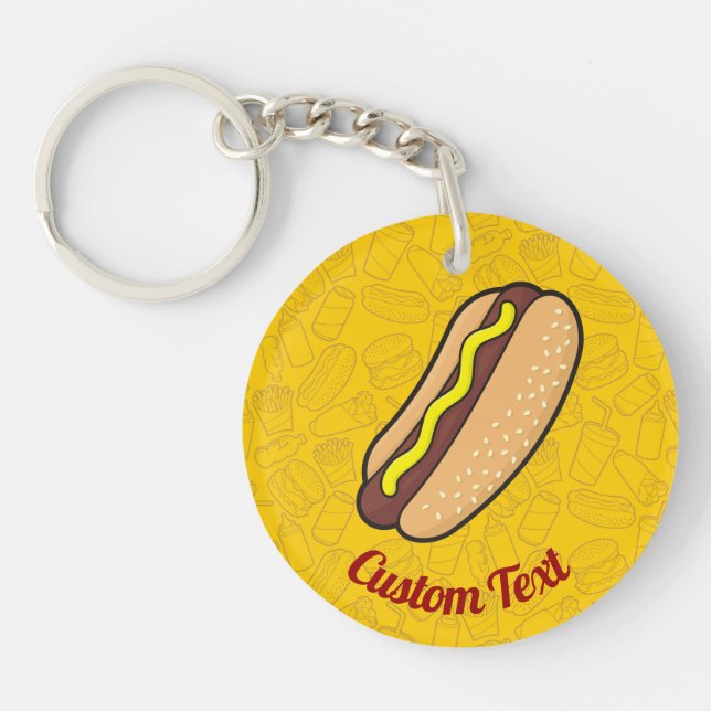 Hotdog Keychain (Front)