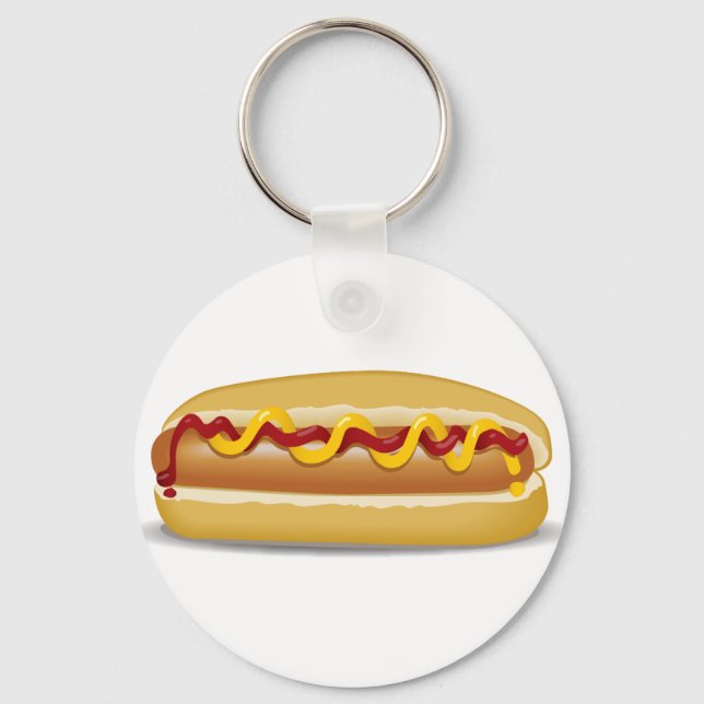 Hotdog Keychain (Front)