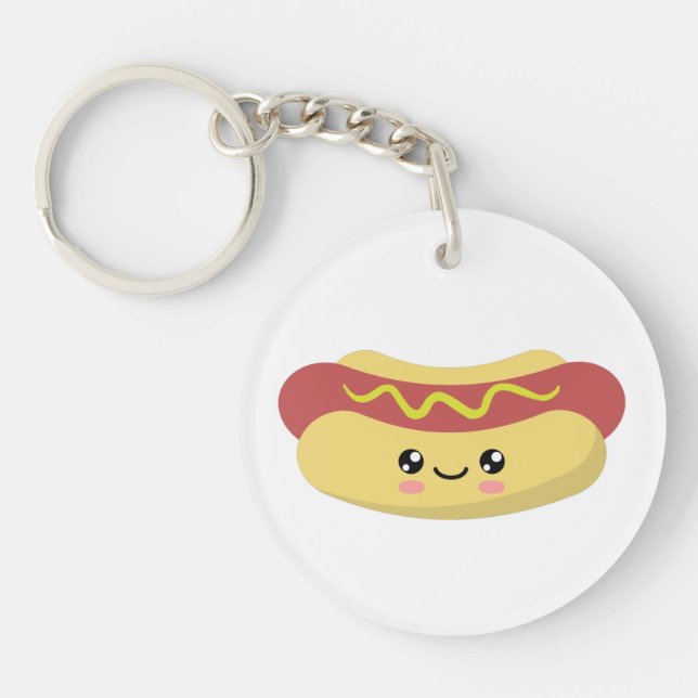 Hotdog Keychain (Front)