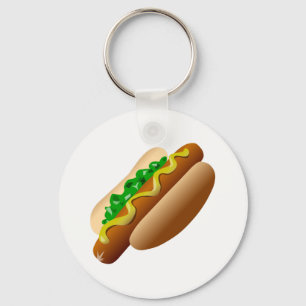 Hotdog Keychain