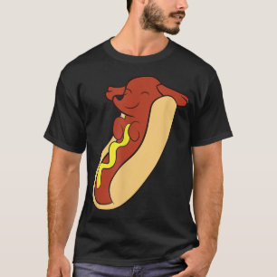 Hotdog Lover Hotdog Dachshund Hot Dog T-Shirt