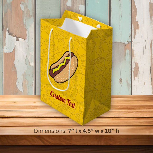 Hotdog Medium Gift Bag (Creator Uploaded)