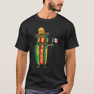 Hotdog Mexican Flag Funny Cinco De Mayo Food Men W T-Shirt