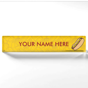 Hotdog Nameplate
