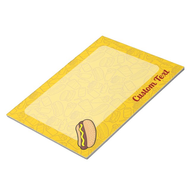 Hotdog Notepad (Angled)