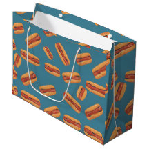 Hotdog Party Gift Bag Birthday Wrapping Paper