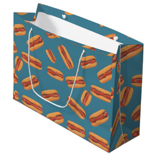 Hotdog Party Gift Bag Birthday Wrapping Paper