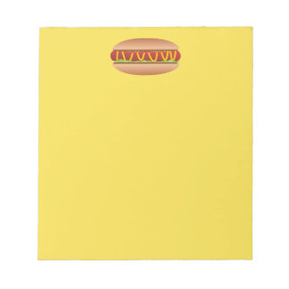 Hotdog picture notepad
