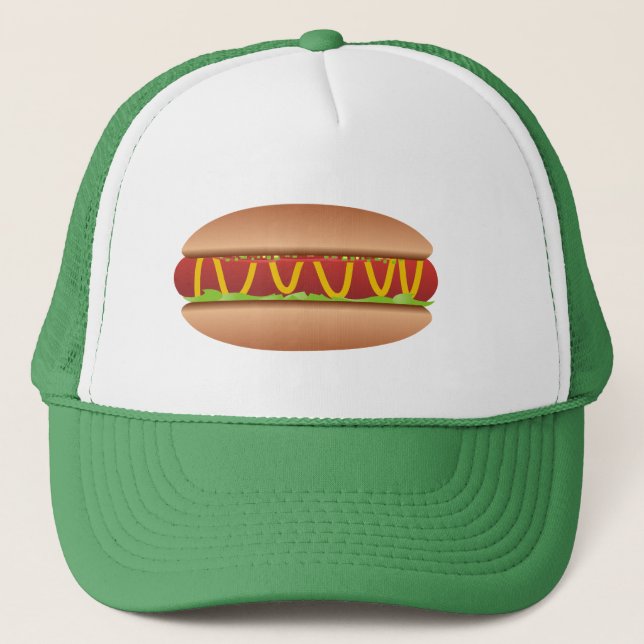 Hotdog picture trucker hat (Front)