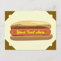 Hotdog Postcard