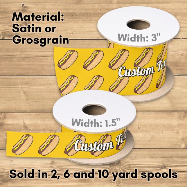 Hotdog Satin Ribbon (Creator Uploaded)