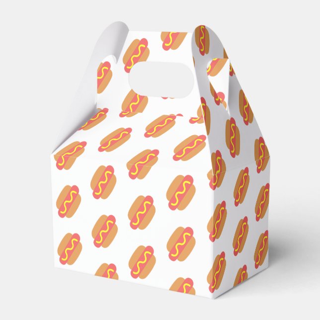 Hotdog simple vector  favor box (Front Side)