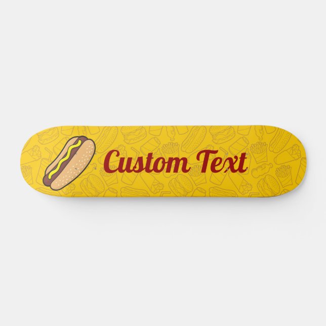 Hotdog Skateboard Deck (Horz)