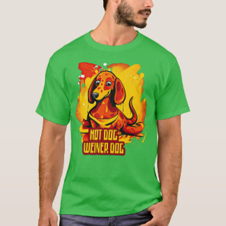 Hotdog Weiner dog T-Shirt