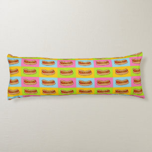 Hotdogs custom body pillow