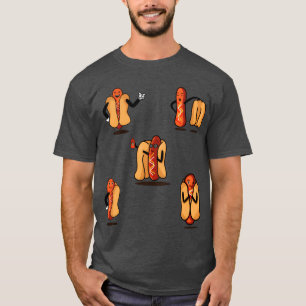 Hotdogs Pack Funny Food girl T-Shirt