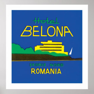 Hotel Belona Romania Poster