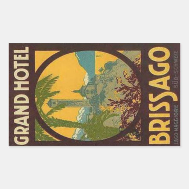 Hotel Brissago  Sticker (Front)