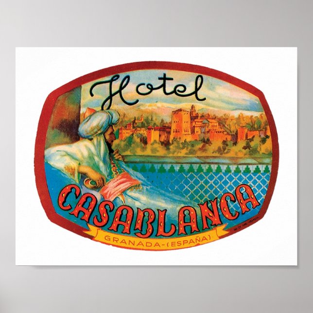 Hotel Casablanca Poster (Front)