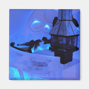 Hotel de Glace, Quebec, Canada Magnet