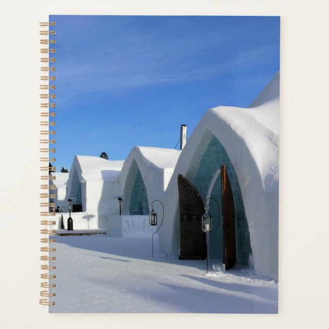 Hotel de Glace, Quebec, Canada Planner (Front)