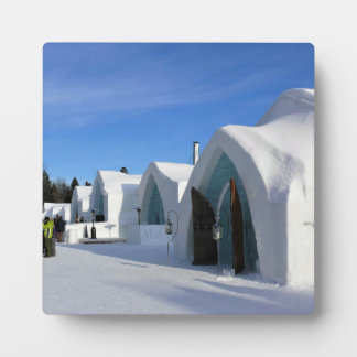 Hotel de Glace, Quebec, Canada Plaque