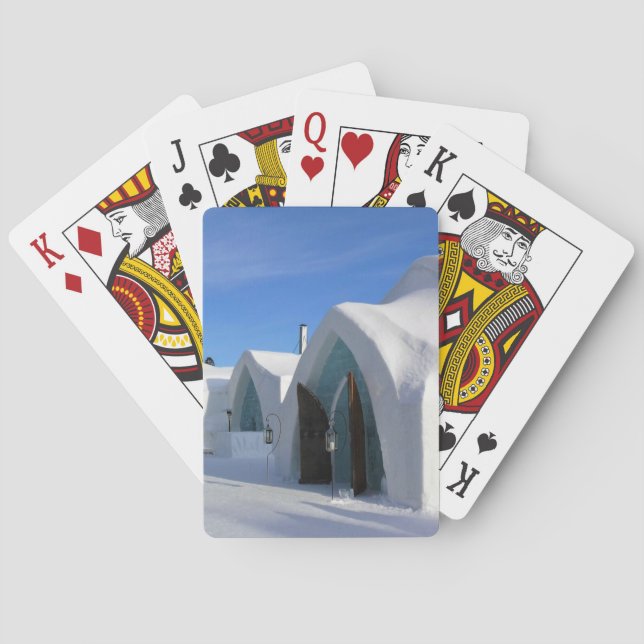 Hotel de Glace, Quebec, Canada Playing Cards (Back)