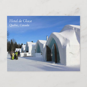 Hotel de Glace, Quebec, Canada Postcard