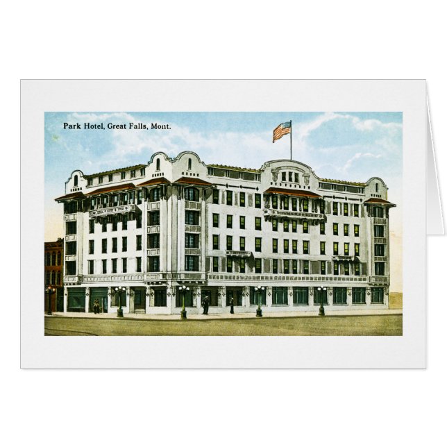Hôtel de parc, Great Falls, Montana (Devant horizontal)