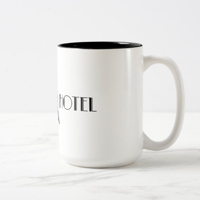 Hôtel de Tydvil - grande tasse de café - logo #1 (Droit)