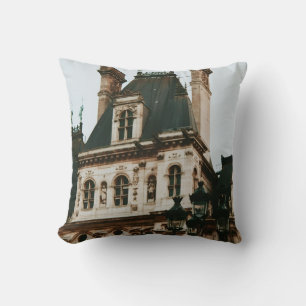 Hotel de Ville, 4th arrondissement, Paris - France Throw Pillow