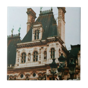 Hotel de Ville, 4th arrondissement, Paris - France Tile