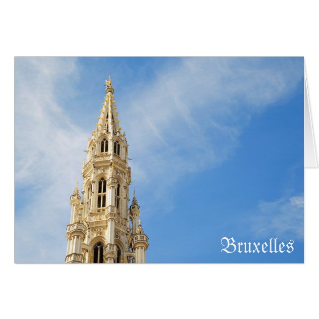 Hôtel de ville médiéval à Bruxelles (Devant horizontal)