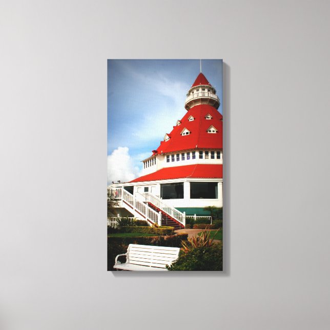 Hotel Del Coronado Canvas Print (Front)