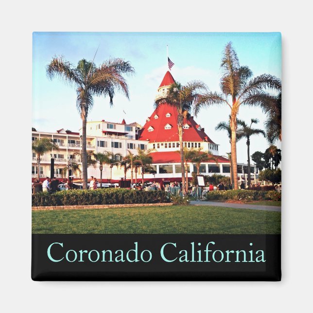 Hôtel Del Coronado, Photo Magnet (Devant)