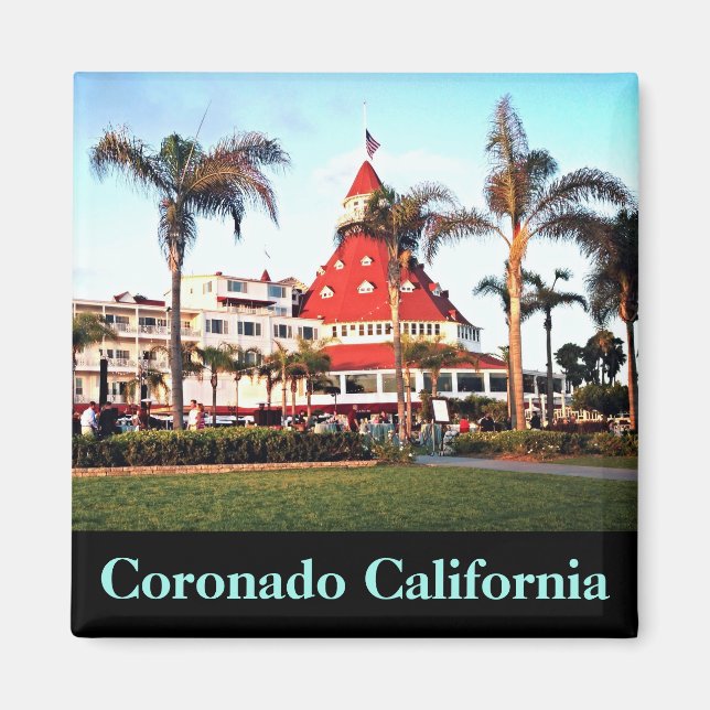Hôtel Del Coronado, Photo Magnet (Devant)