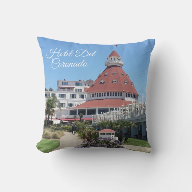 Hotel Del Coronado Pillow (Front)